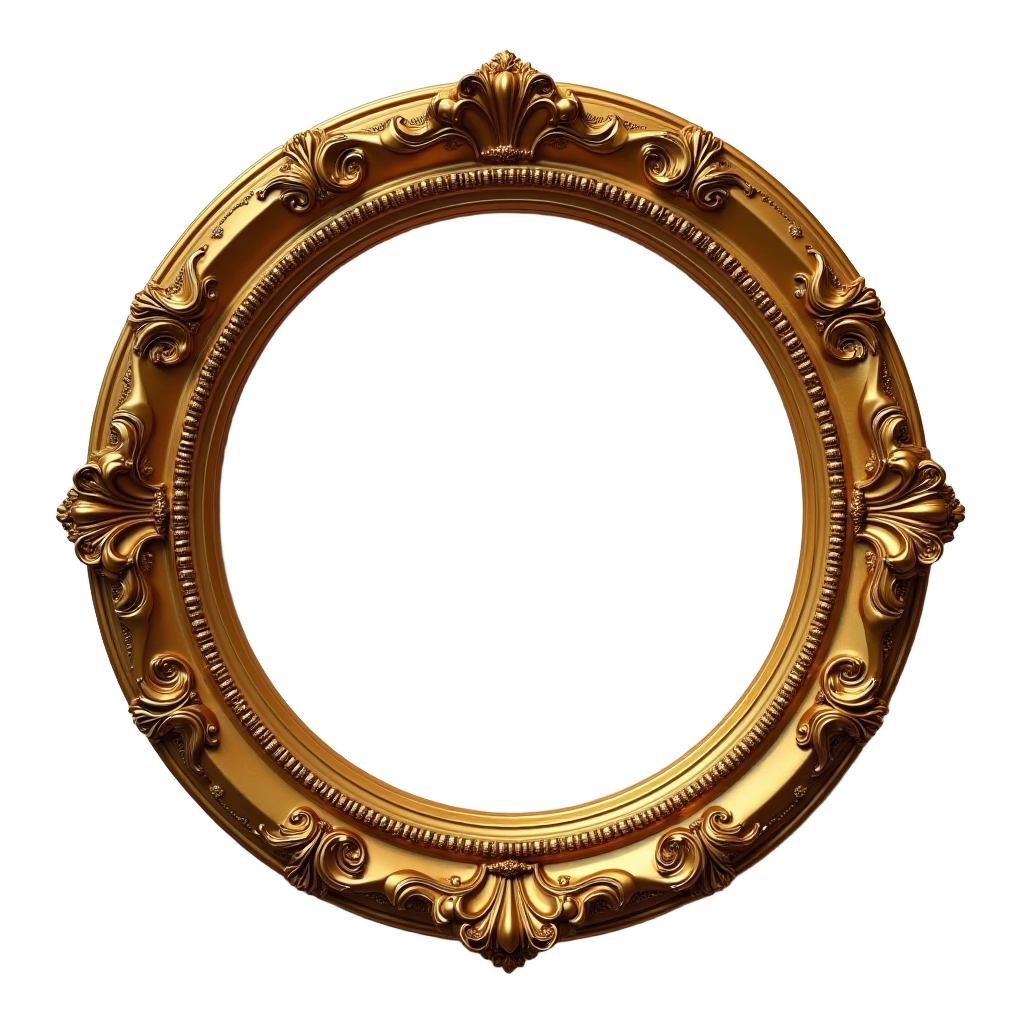 Ornate Gold Picture Frame